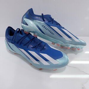 Adidas X Crazyfast.1 FG Soccer Football Cleats Boots Blue Mens 12 EUC